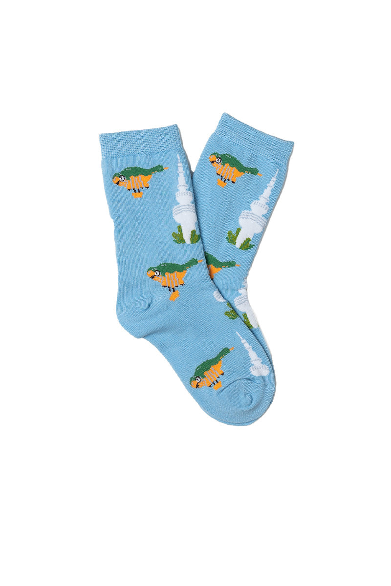 Skywhale & Telstra Tower Socks Canberra socks Canberra black