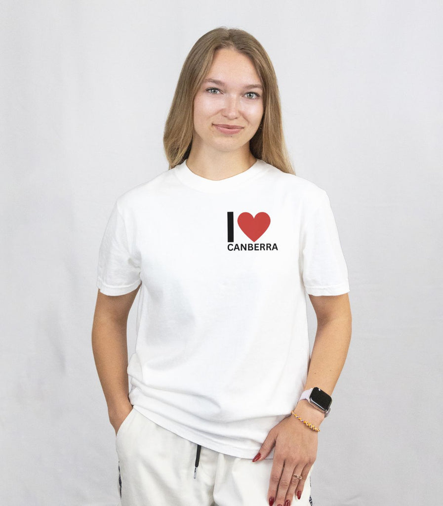 I Love Canberra T-Shirt - CAPITAL SOCKS